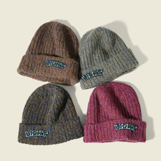 Large Head Circumference Knitted Hat for Women, Autumn and Winter Warm Knit Hat, Trendy Versatile Cold Hat for Men, Versatile Pullover Hat, Slouchy Hat