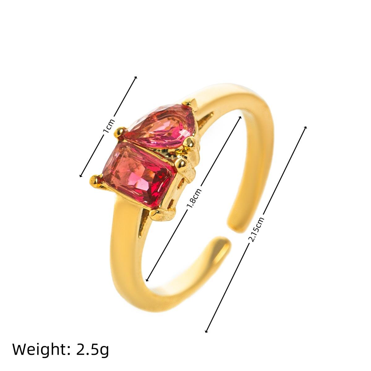 Titanium Steel Multicolor Zircon December Birthstone Ring Plain Band Ring December Birthstone Color Retention