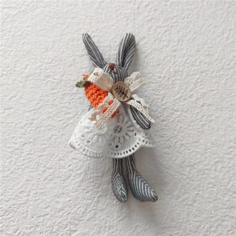 Spring Summer Fabric Flower Brooch Japanese Style Fresh DIY Small Pendant Cute Bag Animal Accessories Hair Clip Accessories