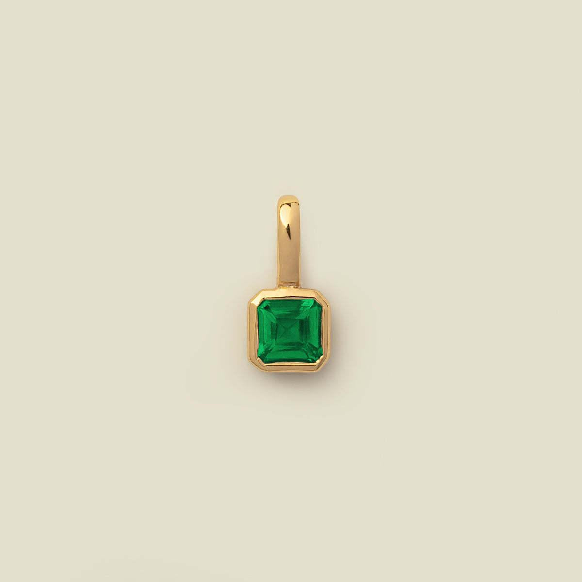 Titanium Steel Color Retention Colorful 12 Birthstone Pendant DIY Accessories Women Twelve Birthstone Cubic Zirconia Pendant Clavicle