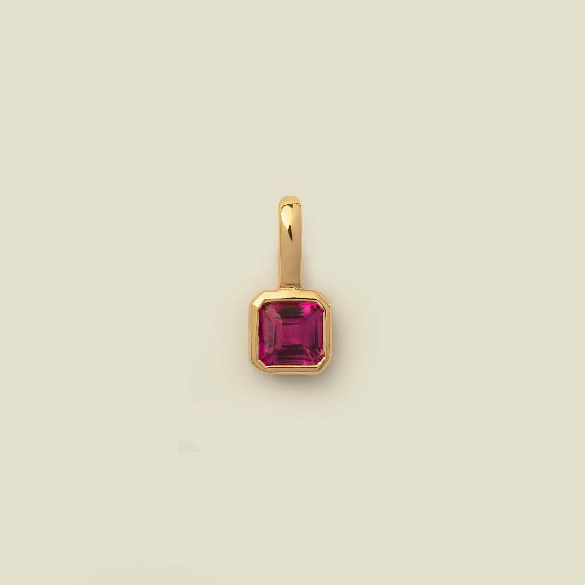 Titanium Steel Color Retention Colorful 12 Birthstone Pendant DIY Accessories Women Twelve Birthstone Cubic Zirconia Pendant Clavicle