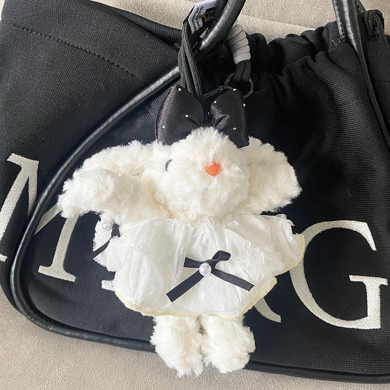 Plush Soft Cute Keychain Pendant Little Red Book Same Style Adorable Rabbit Plush Doll Cartoon Bag Pendant for Women