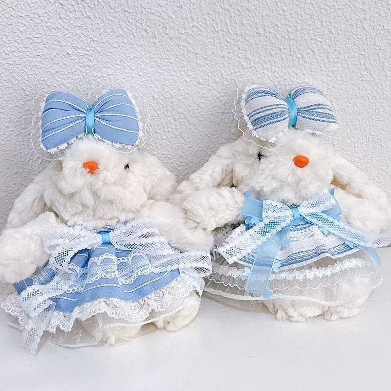 Plush Soft Cute Keychain Pendant Little Red Book Same Style Adorable Rabbit Plush Doll Cartoon Bag Pendant for Women