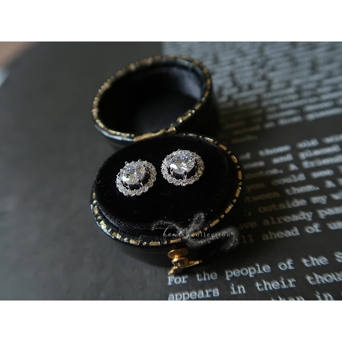 S925 Solid Silver Earrings for Women Simple Elegant Versatile Inlaid Exquisite Zircon Earrings