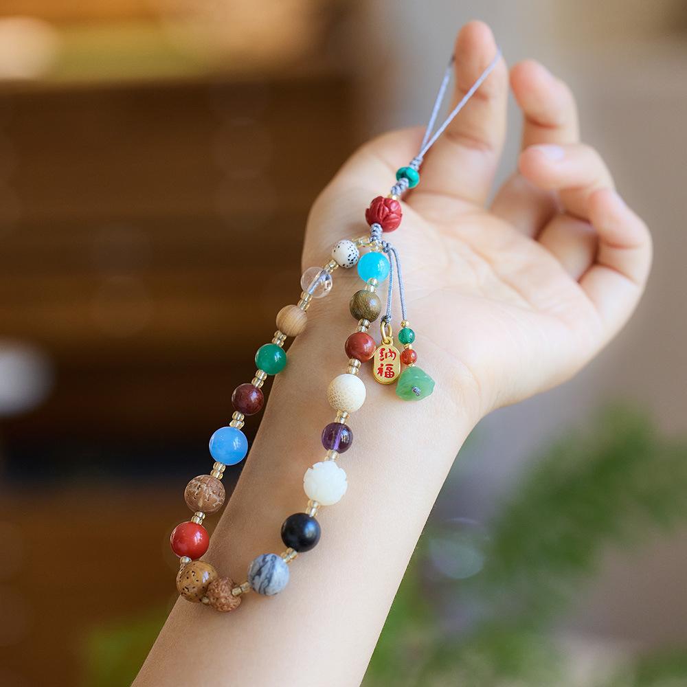 18 Bodhi Beads Bracelet Eighteen Beads Prayer Beads Bodhi Bracelet String Beads Bodhi Prayer Beads Temple Offering Souvenir