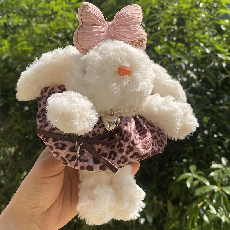 Plush Soft Cute Keychain Pendant Little Red Book Same Style Adorable Rabbit Plush Doll Cartoon Bag Pendant for Women