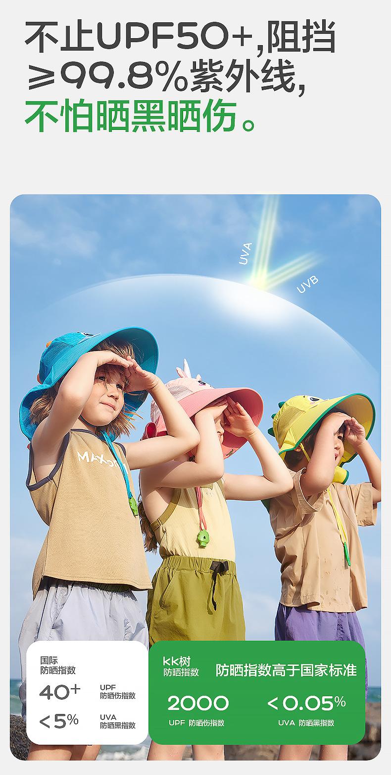 Children's Sun Hat UV Protection Baby Sunshade Sun Hat Boys Girls Summer Beach Hat Wide Brim