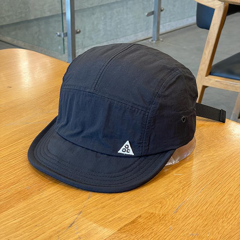 Spring, Summer, Autumn Outdoor Quick-Dry Baseball Cap Women's Japanese Short Brim Baseball Hat Men and Women Street Soft Brim Five-Piece Sun Hat