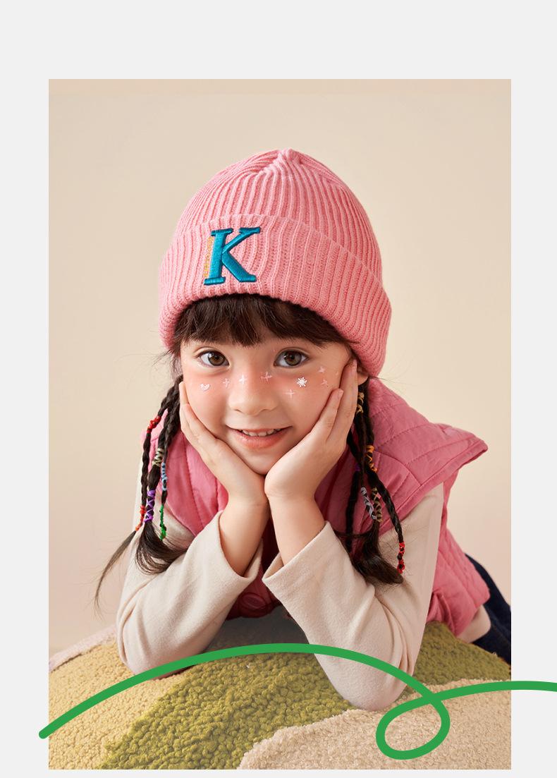 Children's Hat Boys and Girls Autumn Winter Korean Style Warm Knitted Anti-Pilling Fashion Baby Wool Hat