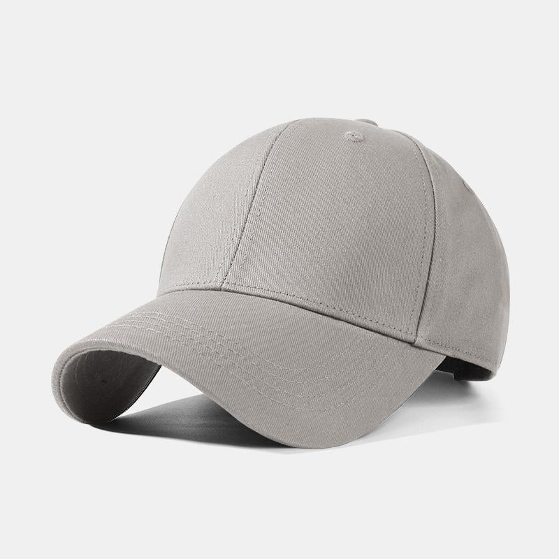 High-Quality Large Head Circumference Hat, Enlarged and Deepened, Spring and Summer Duckbill Cap for Women, Korean Style Baseball Cap with Wide Brim, Sunshade Hat