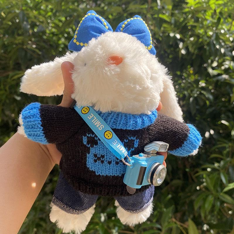 Plush Soft Cute Keychain Pendant Little Red Book Same Style Adorable Rabbit Plush Doll Cartoon Bag Pendant for Women