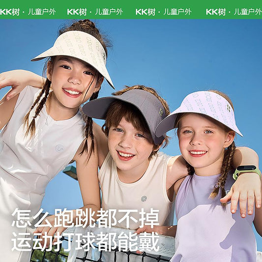 Natural Color Children's Sun Hat Baby Brimless Hat Boys Girls Baseball Cap Sun Hat Beach Wide Brim Summer