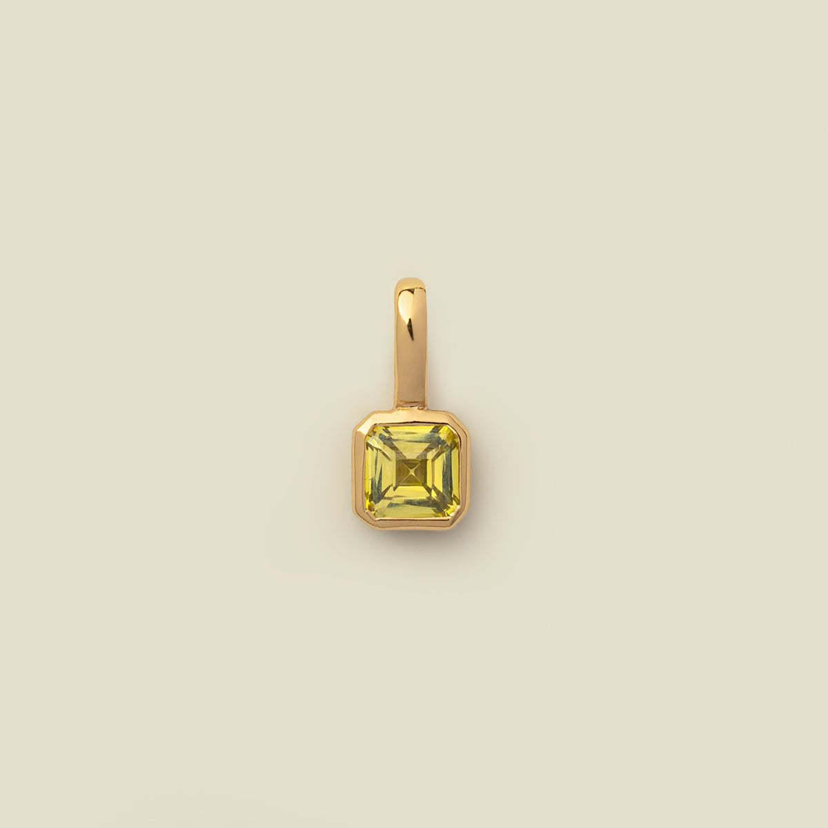 Titanium Steel Color Retention Colorful 12 Birthstone Pendant DIY Accessories Women Twelve Birthstone Cubic Zirconia Pendant Clavicle