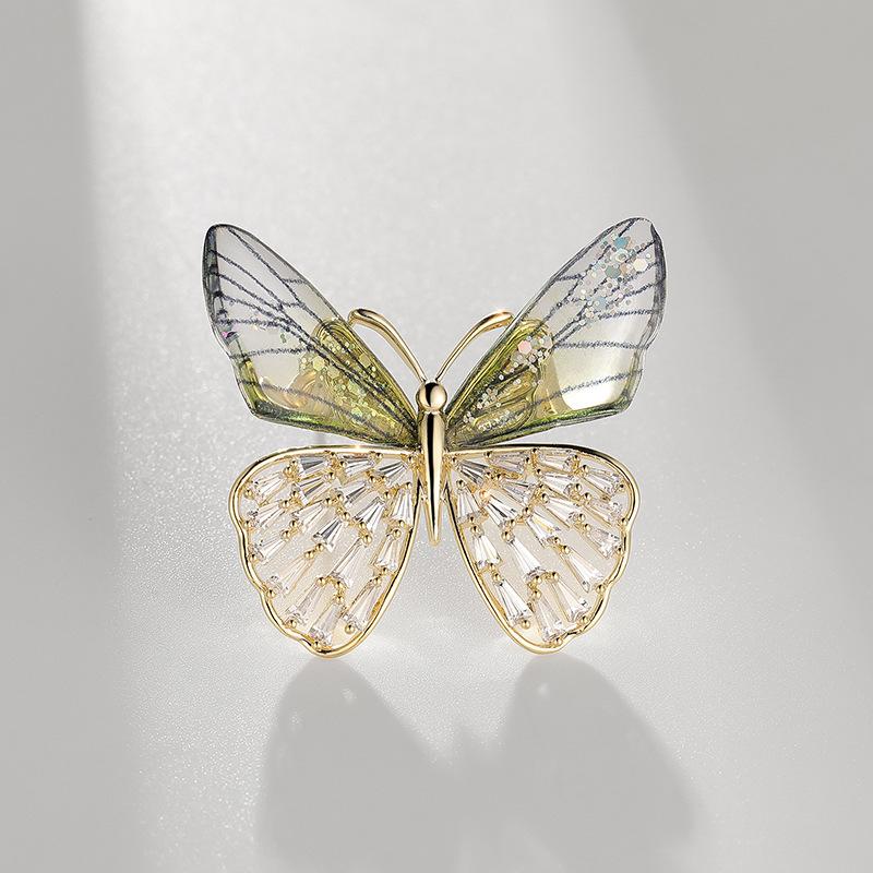 Sparkling Acrylic Transparent Wings Dragonfly Brooch Clothing Accessories Butterfly Corsage Bee Pin