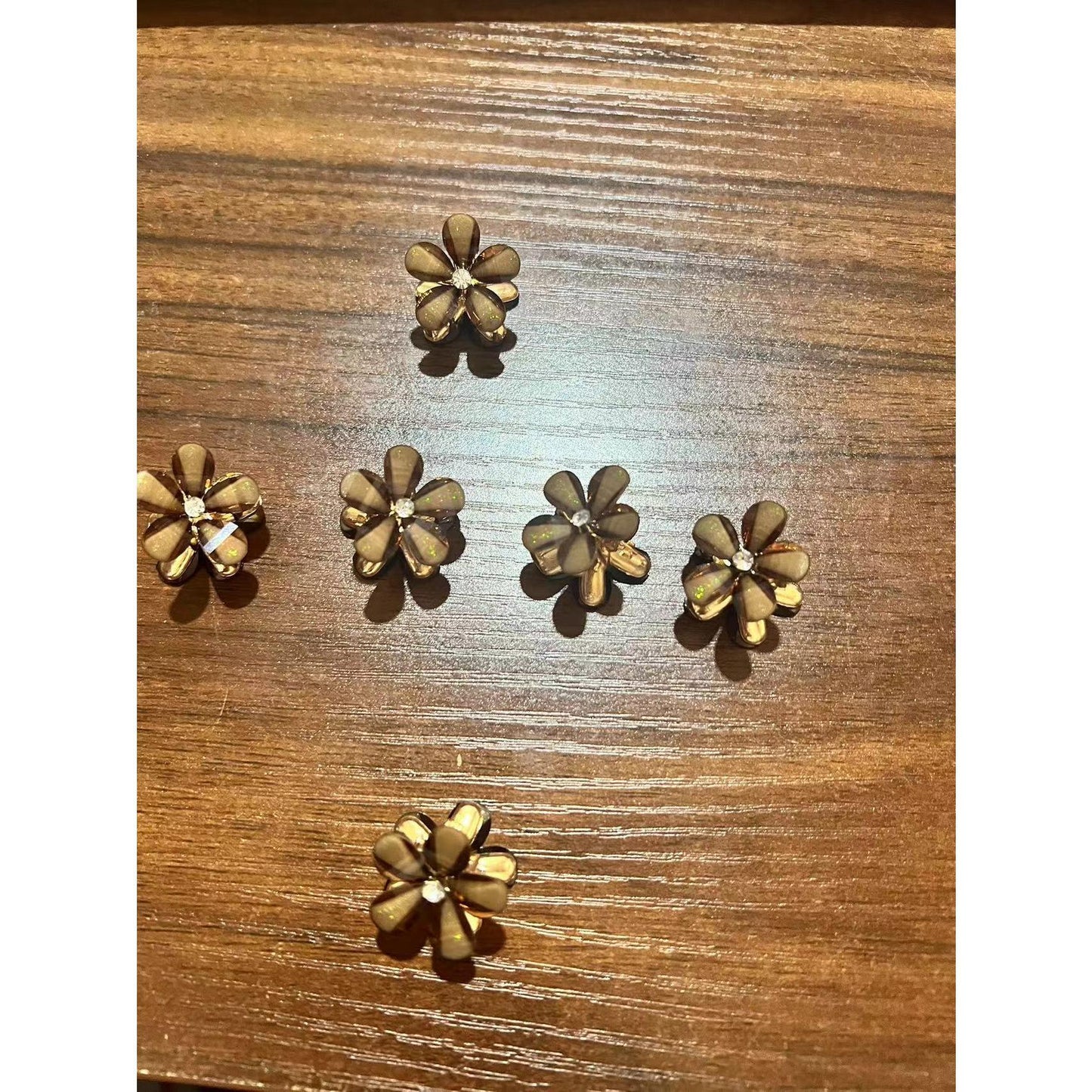Internet Celebrity Camellia Women's Hair Claw Clip Internet Celebrity Braided Flower Bangs Hair Clip Women's Fashion Versatile