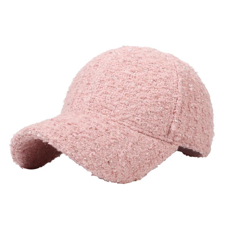 Classic Style Baseball Cap for Women Autumn and Winter Peaked Cap Korean Style Trendy All-Matching Hat Subnet Red Wind Makes Face Look Smaller