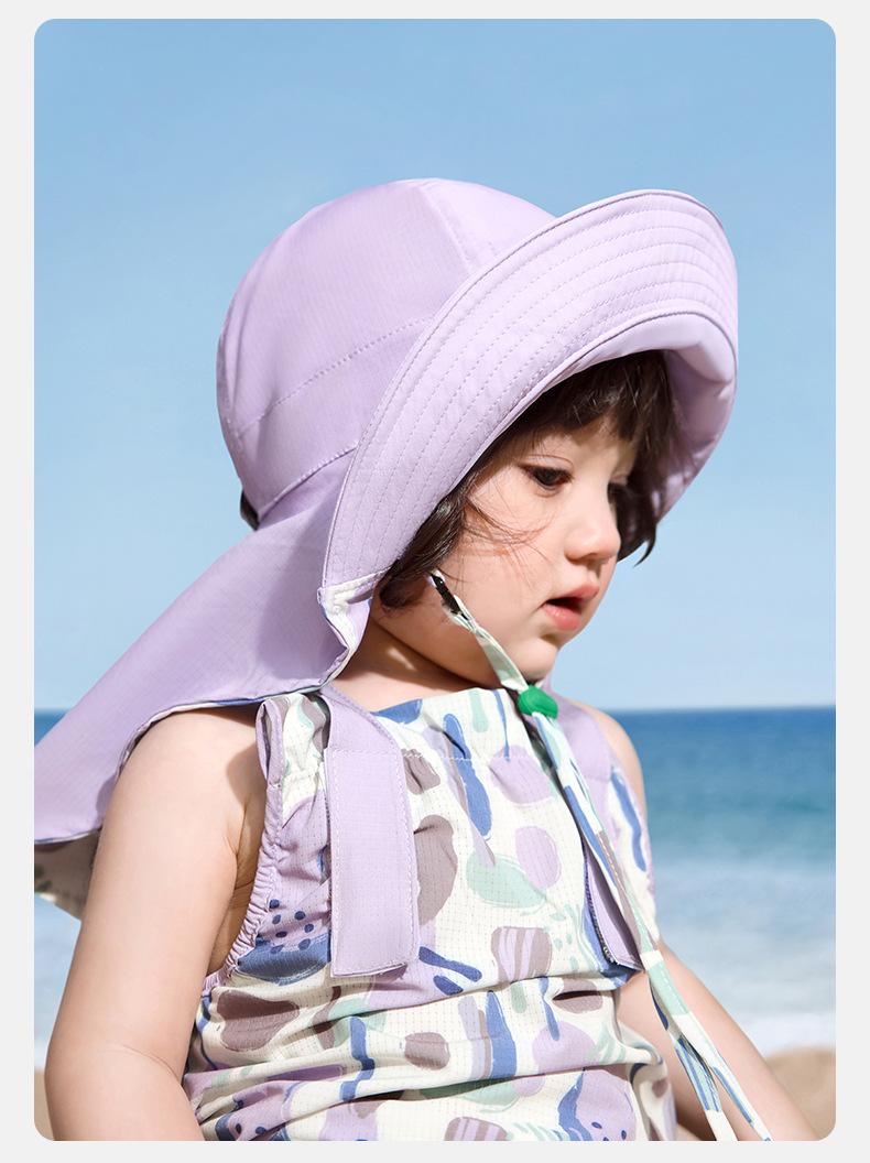KK Tree Baby Sun Hat Spring and Autumn Style Baby Sun Hat Boys and Girls Big Brim Sun Hat 2025 New Style