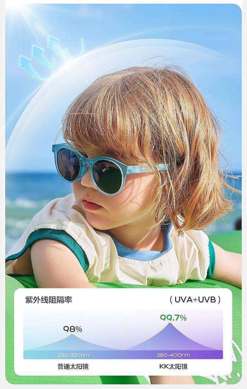 Children's Sunglasses Polarized Foldable Boys Girls Sun Glasses Baby UV Protection Eye Protection Trendy Fashion