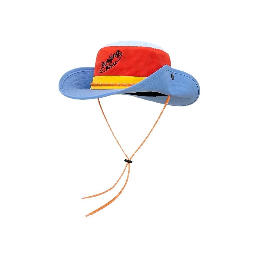 Women's Hat Internet Celebrity Climbing Color Block Fisherman Hat Patchwork Summer Outdoor Western Dopamine Trend