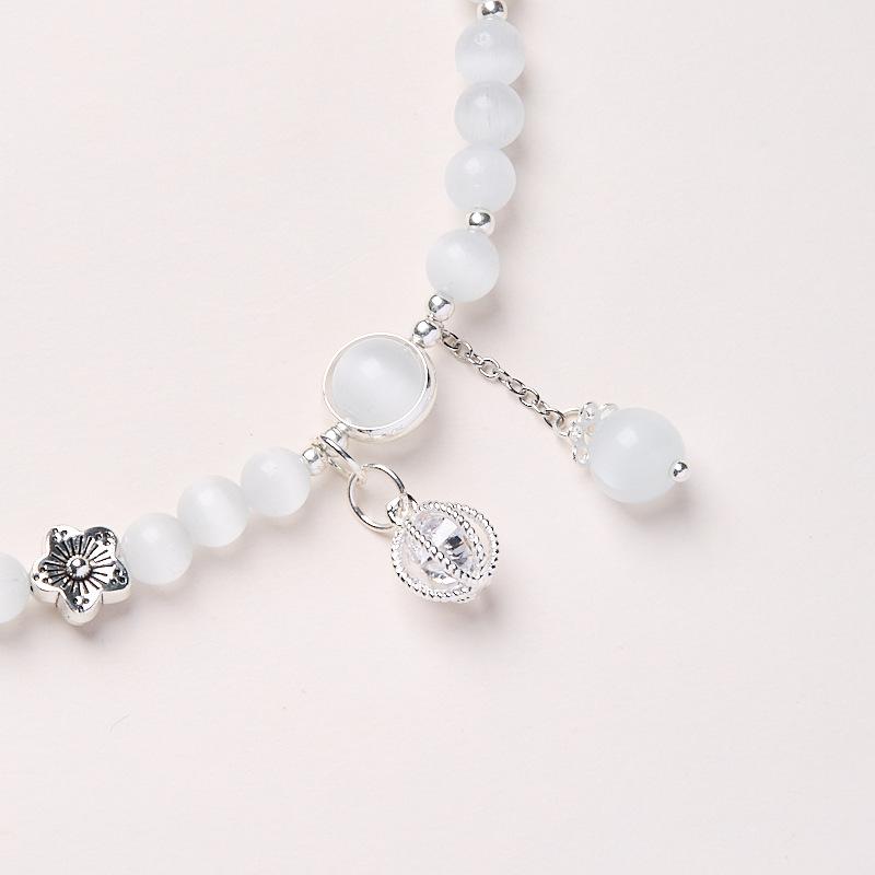 Cat's Eye Stone Bracelet for Women, Temple Style Bracelet, Hangzhou Proxy, Xiaohongshu Internet Celebrity Style, National Style Bracelet