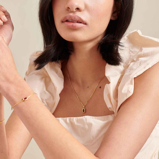 Titanium Steel Colorful 12 Birthstone Pendant DIY Accessories Necklace for Women Twelve Birthstone Cubic Colorful Zircon Pendant