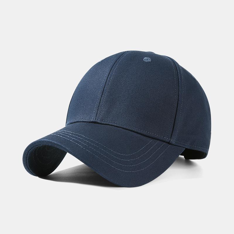 High-Quality Large Head Circumference Hat, Enlarged and Deepened, Spring and Summer Duckbill Cap for Women, Korean Style Baseball Cap with Wide Brim, Sunshade Hat