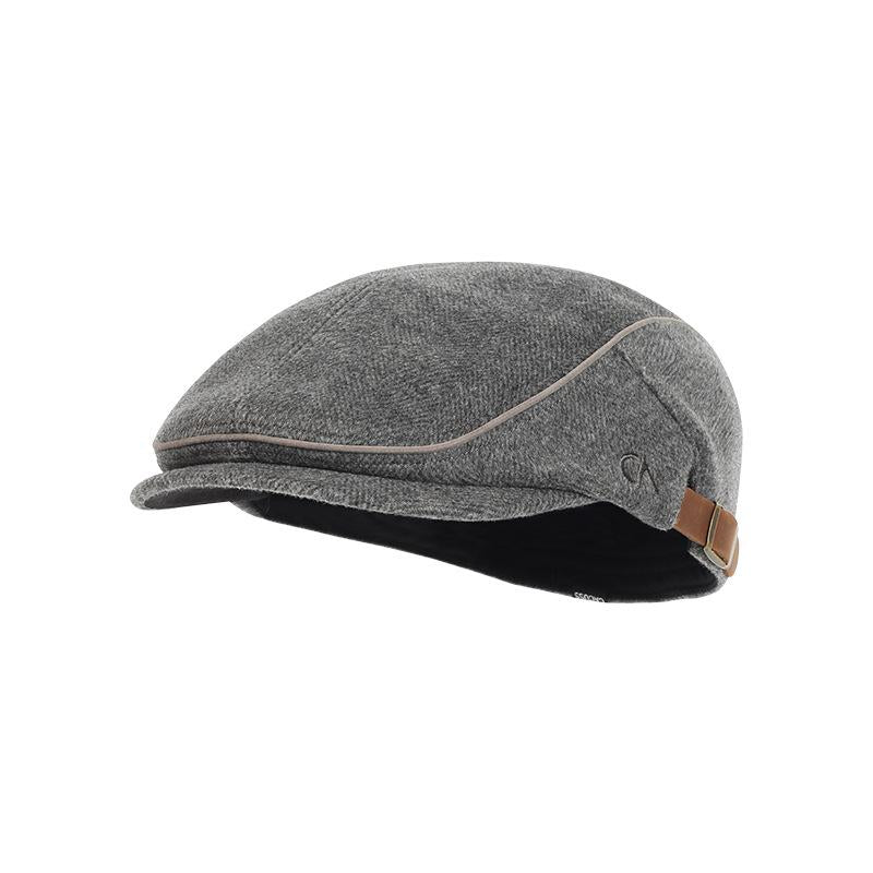 Men's Duckbill Cap Autumn Winter Retro Middle-aged Beret Elderly Hat Fashion Forward Cap Newsboy Hat