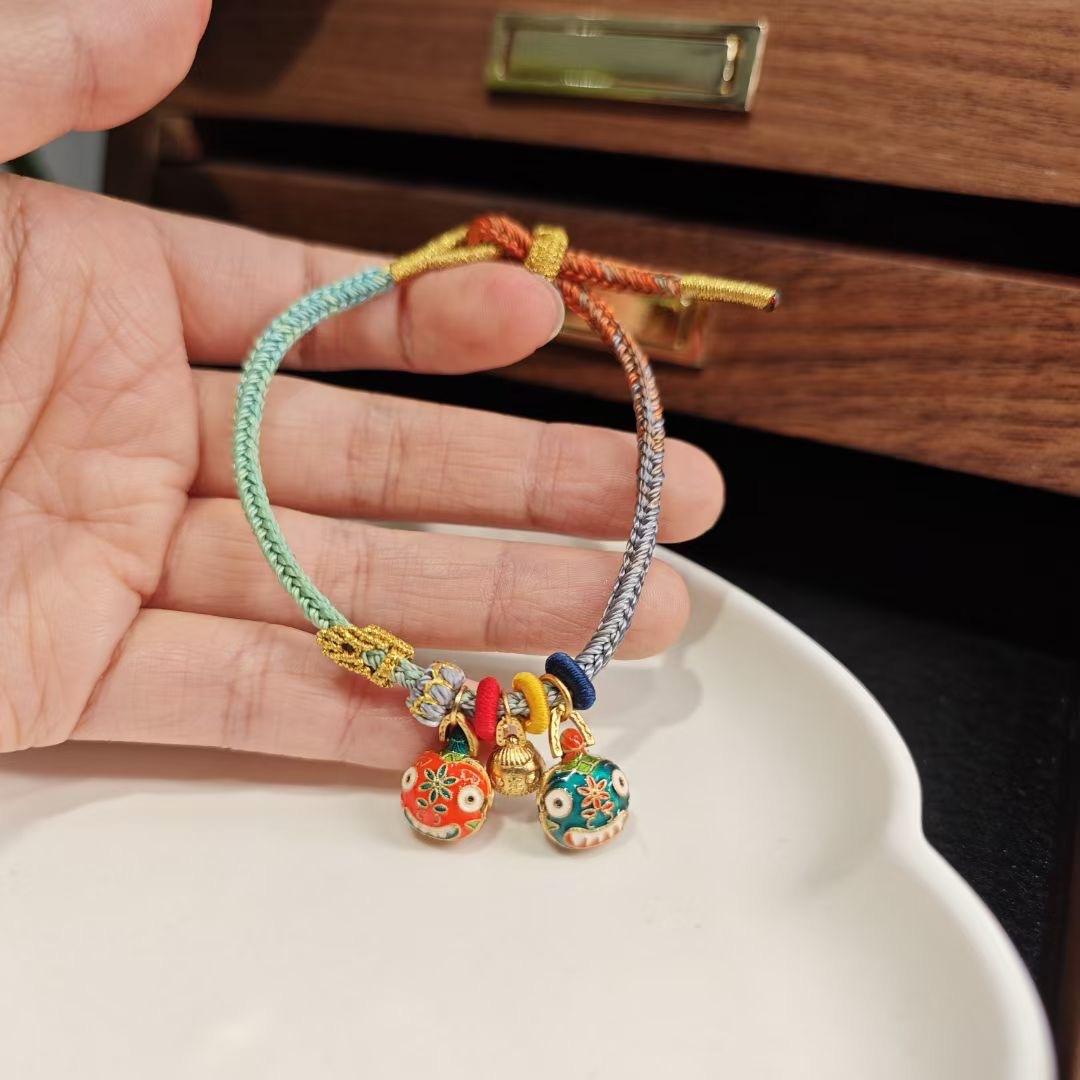 Changshu Seven Wisdom Bracelet Seven Colors Lucky Pen Good Luck DIY Braided Red String Gift for Men and Women High School Exam
