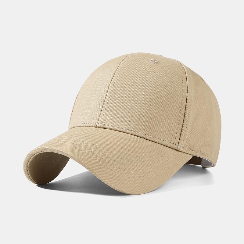 High-Quality Large Head Circumference Hat, Enlarged and Deepened, Spring and Summer Duckbill Cap for Women, Korean Style Baseball Cap with Wide Brim, Sunshade Hat