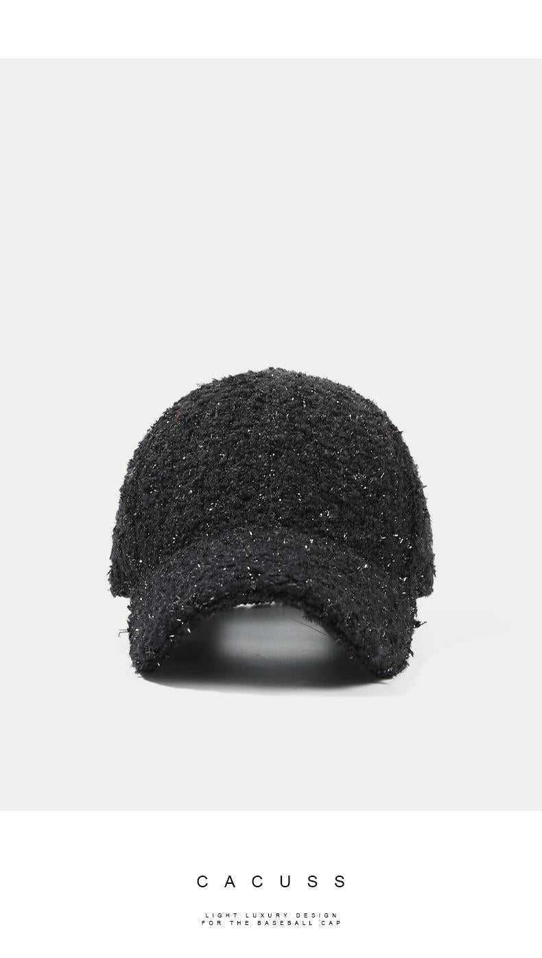 Classic Style Baseball Cap for Women Autumn and Winter Peaked Cap Korean Style Trendy All-Matching Hat Subnet Red Wind Makes Face Look Smaller
