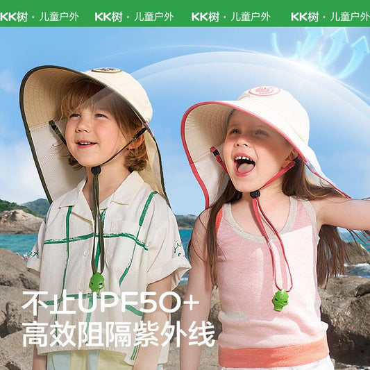 Children's Sun Hat Summer UV Protection Baby Sun Hat Boys Girls Sun Hat Wide Brim Sun Hat