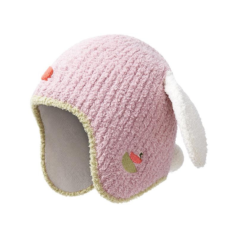 Baby Hat Autumn Winter Children Knitted Hat Ear Protection Baby Cute Girl Scarf Gloves Boy New Style