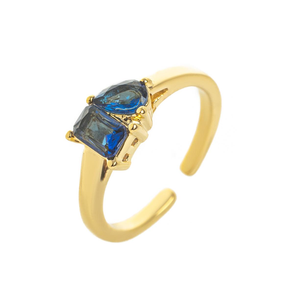 Titanium Steel Multicolor Zircon December Birthstone Ring Plain Band Ring December Birthstone Color Retention