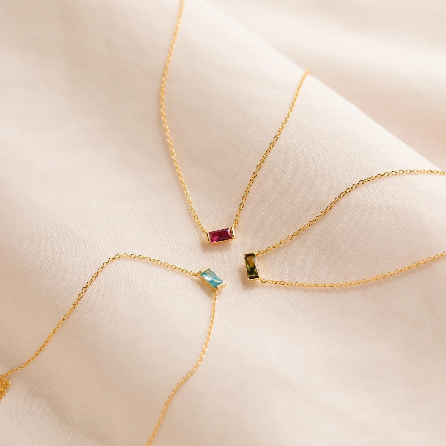 Titanium Steel Birthstone 12 Birthstone Zircon Necklace Monthly Stone Women High Color Retention Ins Necklace
