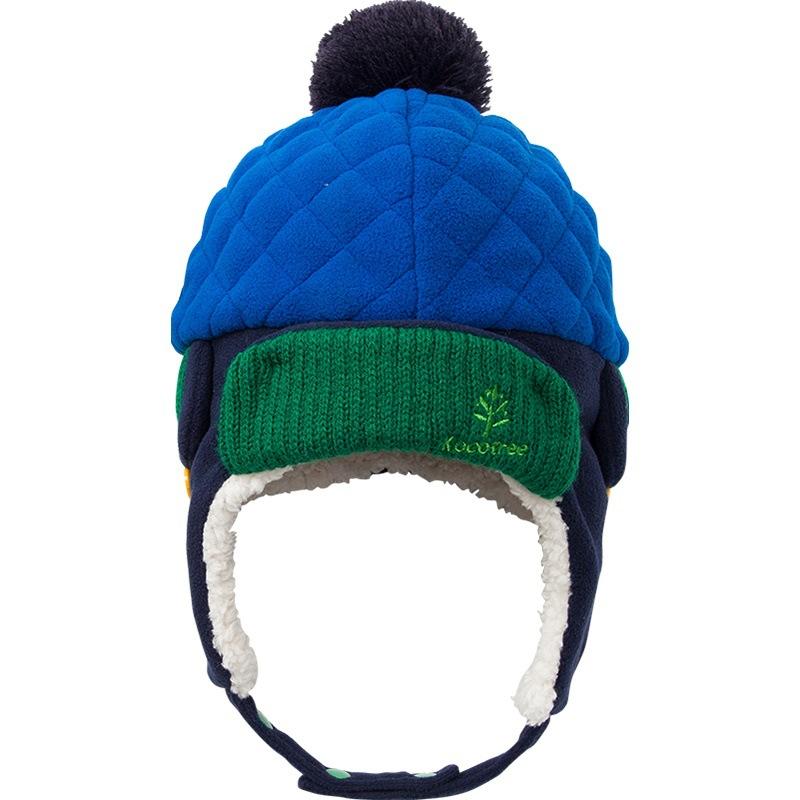 Children's Hat Winter Baby Lei Feng Hat Autumn Winter Boys Girls Kids Korean Style Fleece Lined Warm Ear Protection Hat
