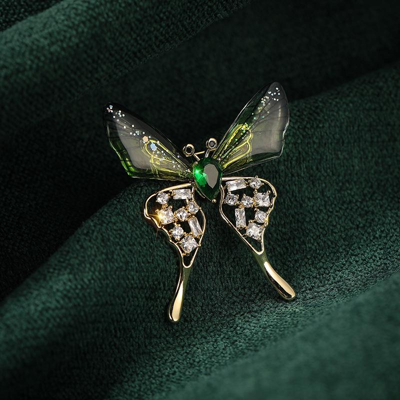 Sparkling Acrylic Transparent Wings Dragonfly Brooch Clothing Accessories Butterfly Corsage Bee Pin