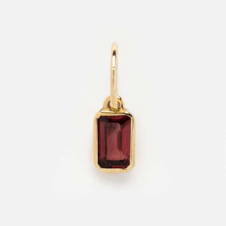 Stainless Steel 12 Birthstone Pendant DIY Accessories Necklace Twelve Birthstone Cubic Colorful Zircon Pendant Color Retention