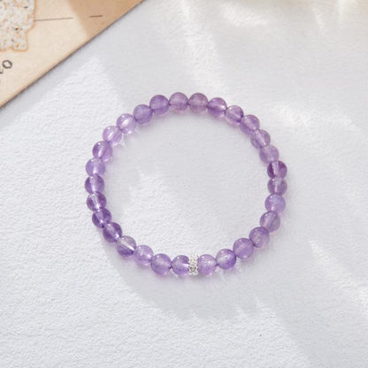 Nine Purple Fire Bracelet for Women Amethyst Purple Phantom Design Crystal Gemstone DIY Bracelet Collection