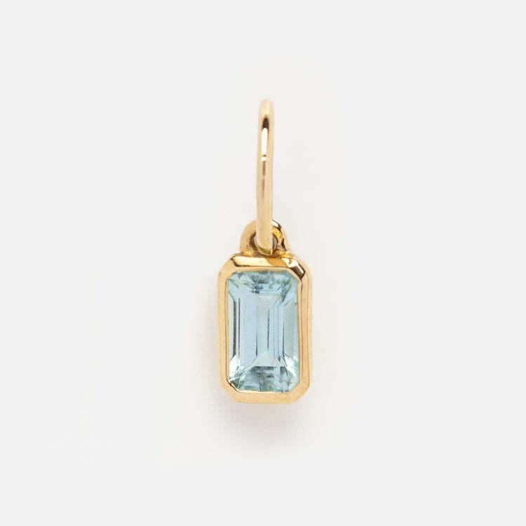 Stainless Steel 12 Birthstone Pendant DIY Accessories Necklace Twelve Birthstone Cubic Colorful Zircon Pendant Color Retention