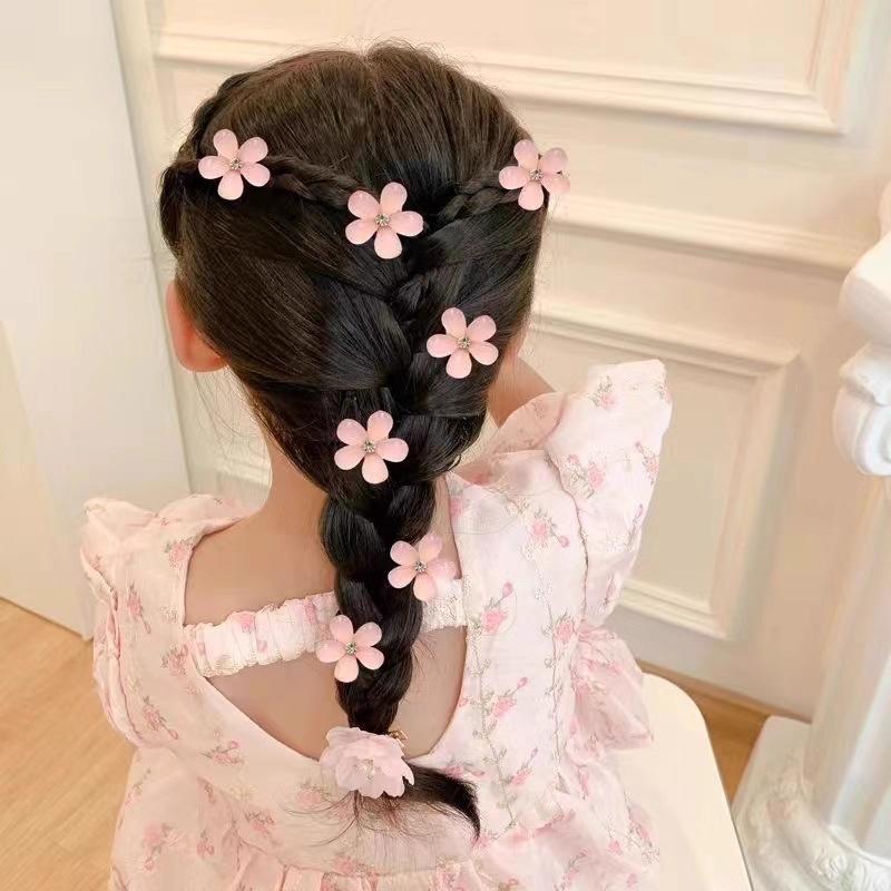 Internet Celebrity Camellia Women's Hair Claw Clip Internet Celebrity Braided Flower Bangs Hair Clip Women's Fashion Versatile