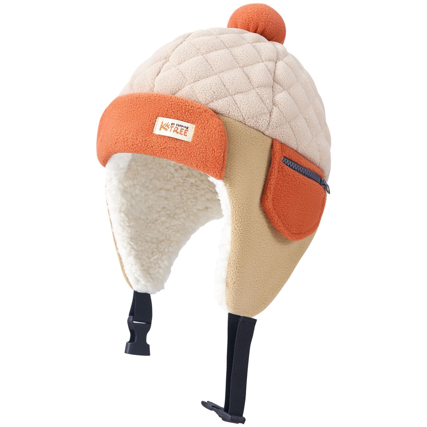 Fluffy Ear Protection Hat Children's Hat Autumn Winter Style Baby Lei Feng Hat Warm Anti-Static Boys Girls Class A