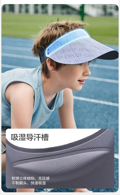 Natural Color Children's Sun Hat Baby Brimless Hat Boys Girls Baseball Cap Sun Hat Beach Wide Brim Summer