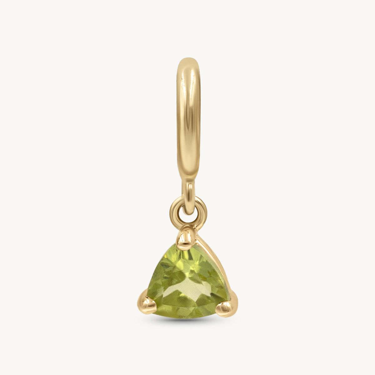 In Stock Classic Elements DIY December Birthstone Zircon Pendant for Women Mother's Day Color Retention Vacuum Furnace Plated 18K Gold
