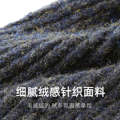 Autumn Winter Knitted Hat for Women Korean Fashion Slouchy Beanie Large Head Circumference Warm Knitted Hat Trendy Cold Hat