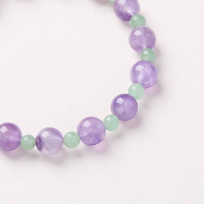 8mm Natural Amethyst Bracelet for Women Purple Lavender Amethyst High-end Bracelet