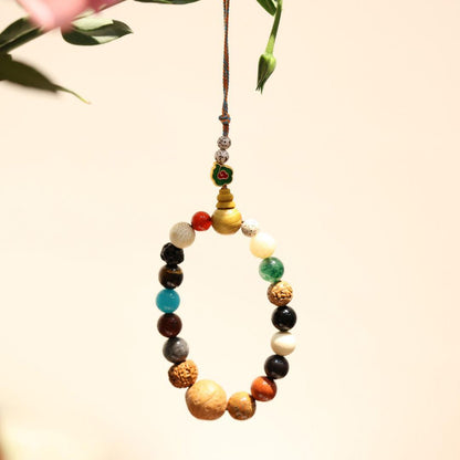 18 Bodhi Beads Bracelet Eighteen Beads Prayer Beads Bodhi Bracelet String Beads Bodhi Prayer Beads Temple Offering Souvenir