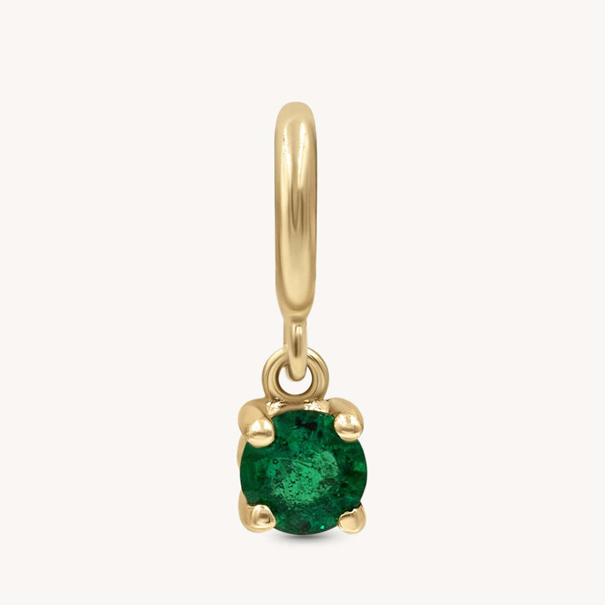 In Stock Classic Elements DIY December Birthstone Zircon Pendant for Women Mother's Day Color Retention Vacuum Furnace Plated 18K Gold