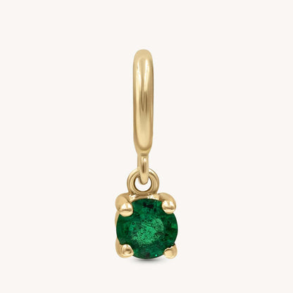 In Stock Classic Elements DIY December Birthstone Zircon Pendant for Women Mother's Day Color Retention Vacuum Furnace Plated 18K Gold