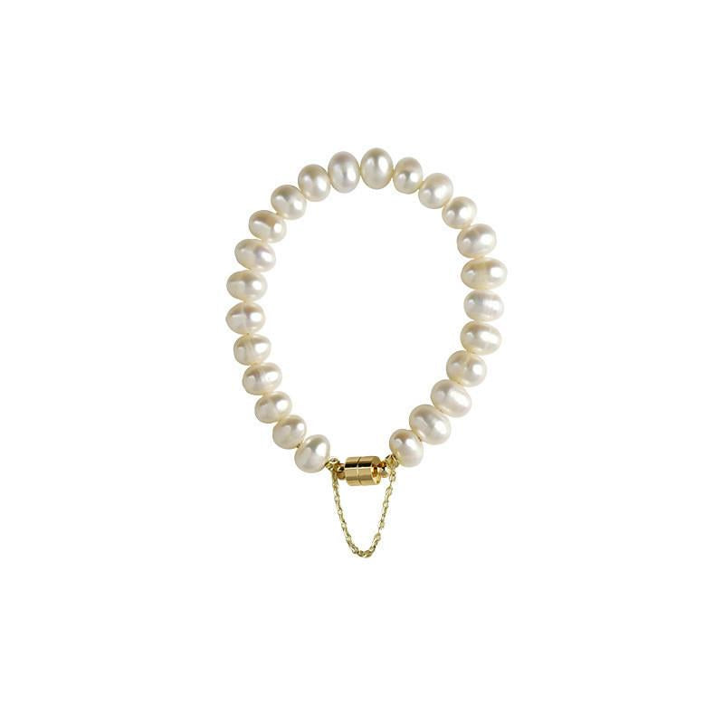 Australian White Pearl Bracelet Beads for Women Versatile Accessories New Chinese Style Niche High-end Light Luxury Fresh