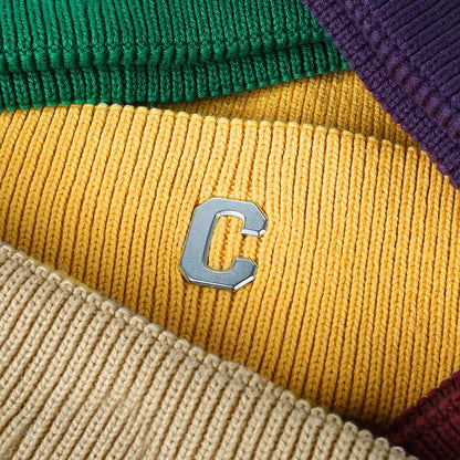 Couple Style Knitted Hat Simple Large Head Circumference Wool Hat Men Korean Version Trendy Cold Hat Autumn Winter Head Wrap Hat